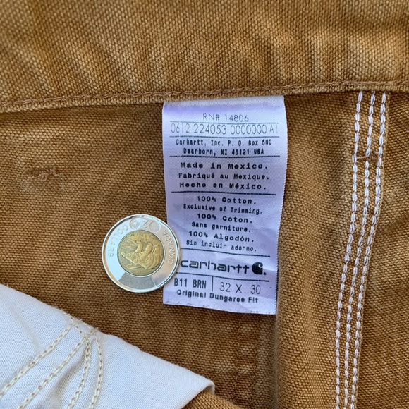 🏷 Carhartt Dungaree-Fit Workwear Pants (32 x 30) - Picture 5 of 7
